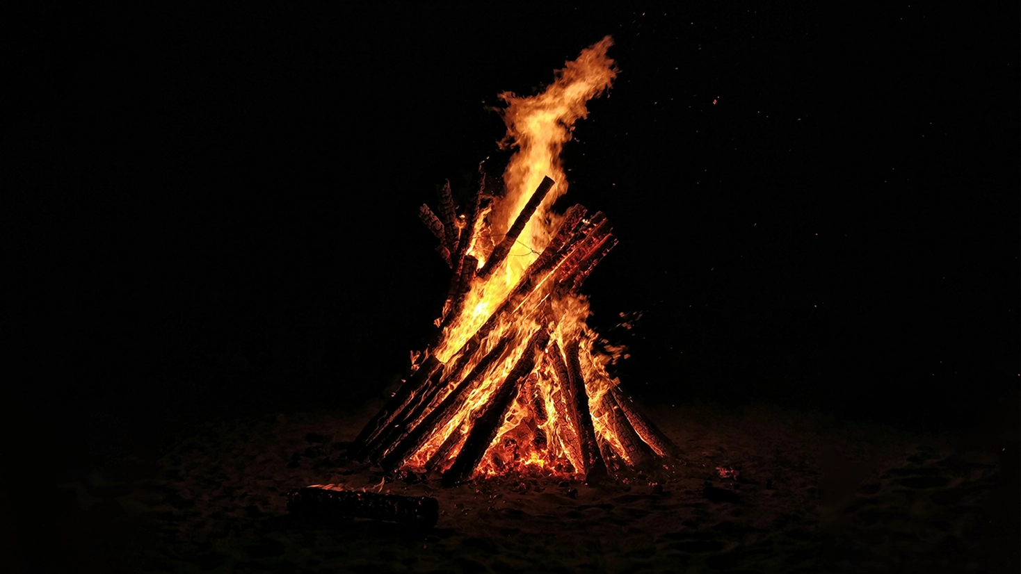 Evening fire