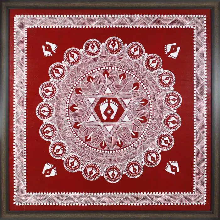 Red, White, and Aipan: Deciphering the Ancient Geometry on Our Thresholds