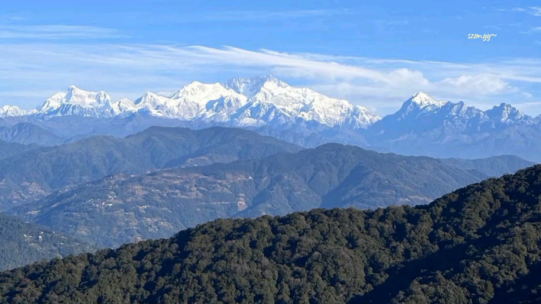 Witness the Himalayas reveal themselves after every passing shower.